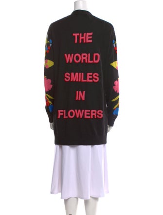Libertine Cashmere Floral Print Sweater
