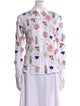 Libertine Printed Long Sleeve Button-Up Top