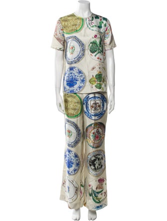 Libertine Silk Wide Leg Pants