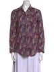 Libertine Paisley Print Long Sleeve Blouse