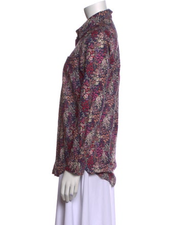 Libertine Paisley Print Long Sleeve Blouse