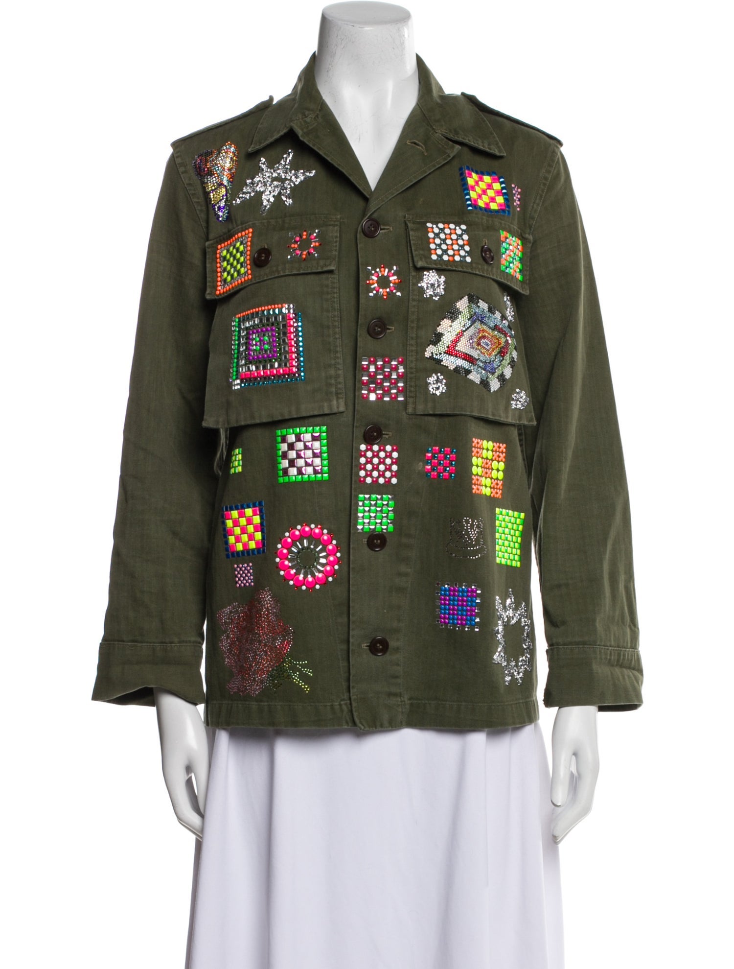 Libertine Down Printed Blazer