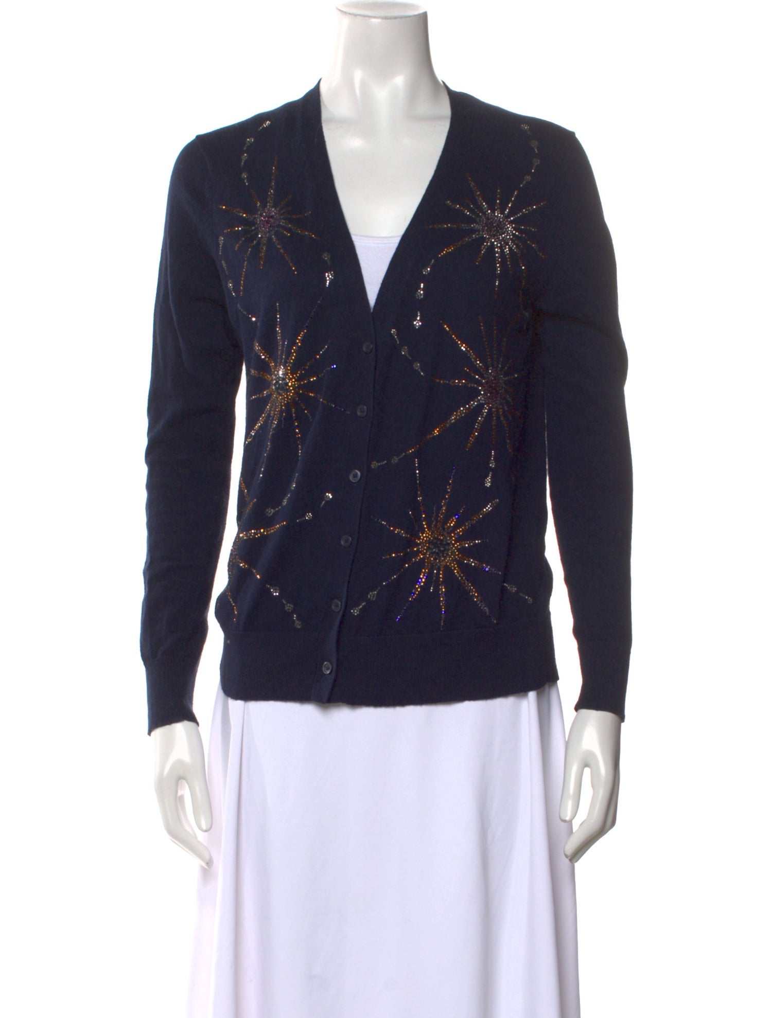 Libertine Printed V-Neck Sweater