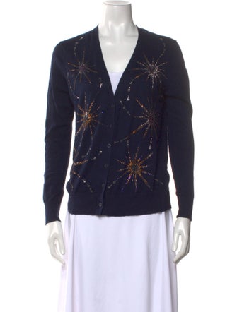 Libertine Printed V-Neck Sweater