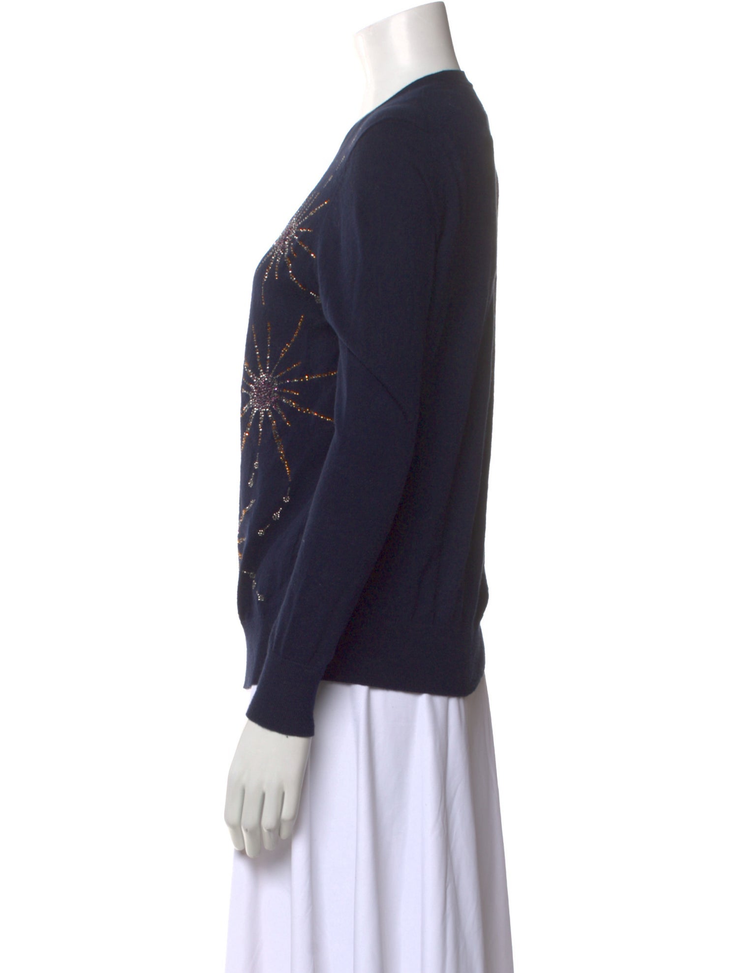 Libertine Printed V-Neck Sweater