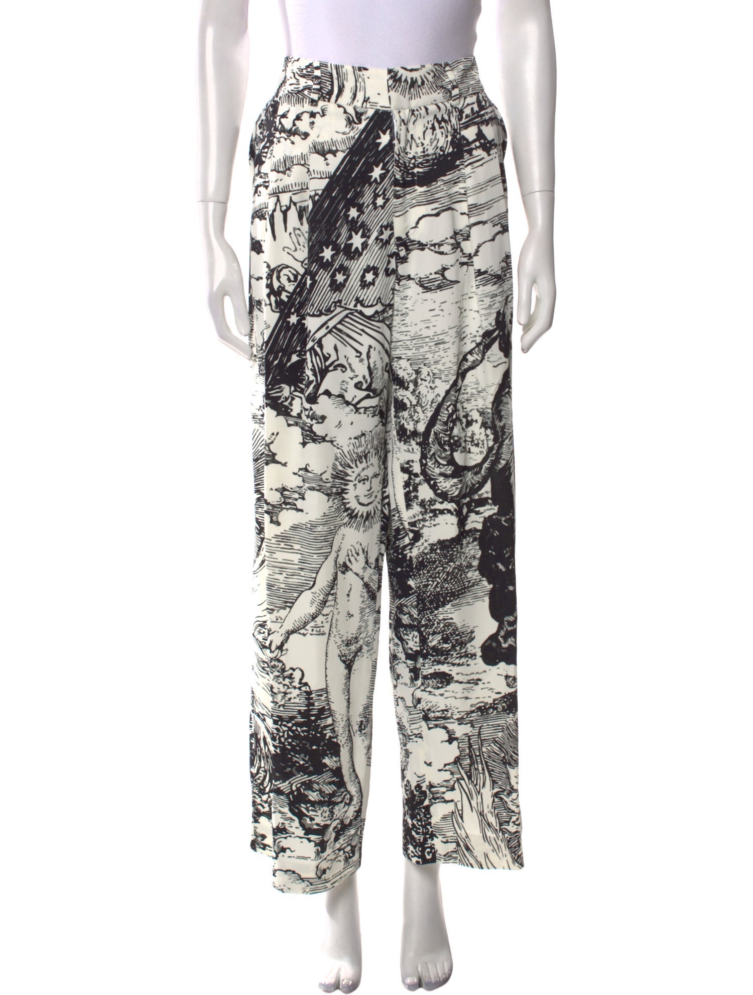 Libertine Printed Wide Leg Pants