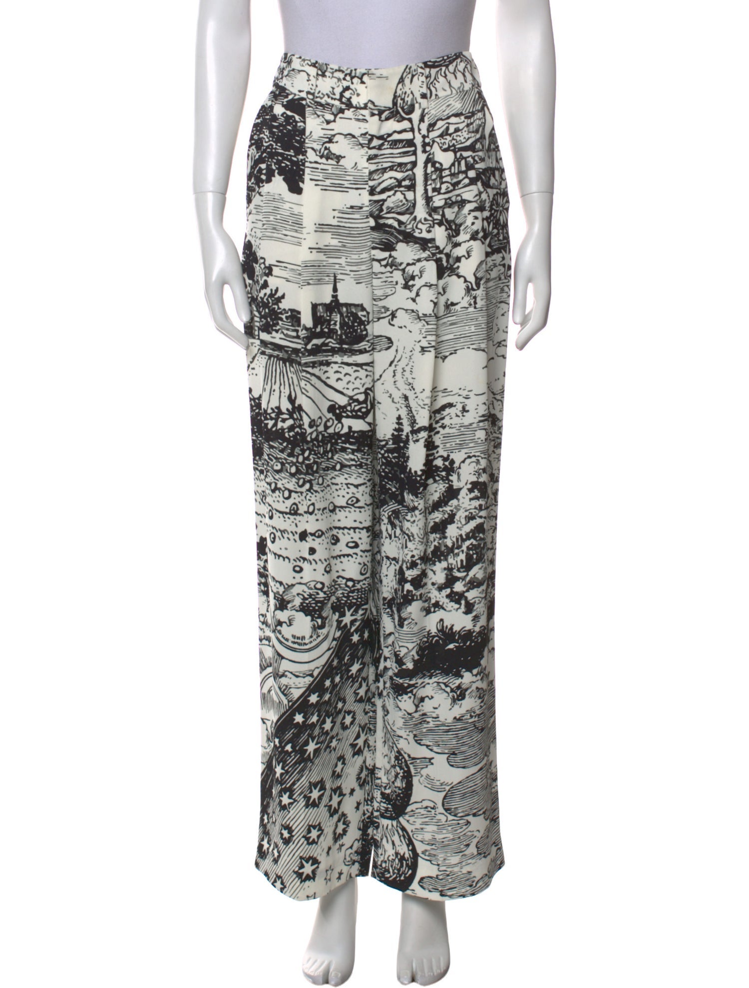 Libertine Printed Wide Leg Pants