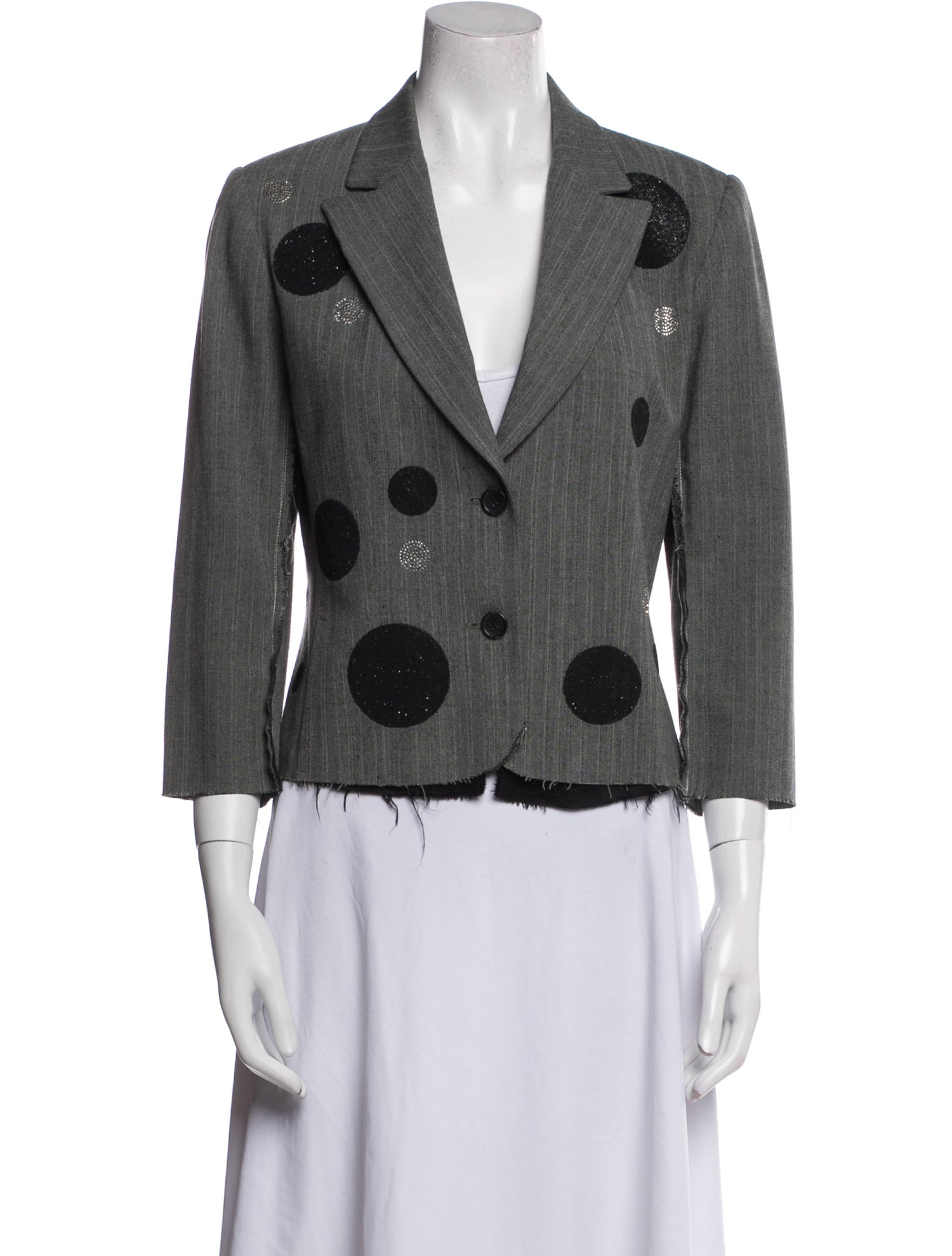 Libertine Wool Polka Dot Print Blazer