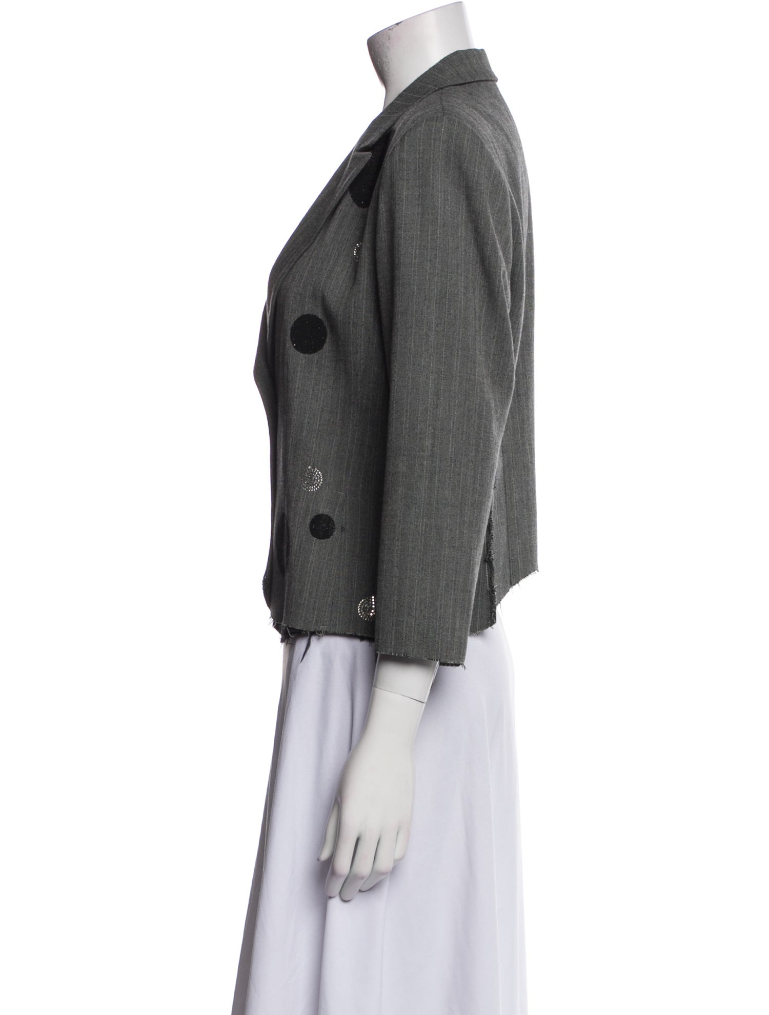 Libertine Wool Polka Dot Print Blazer