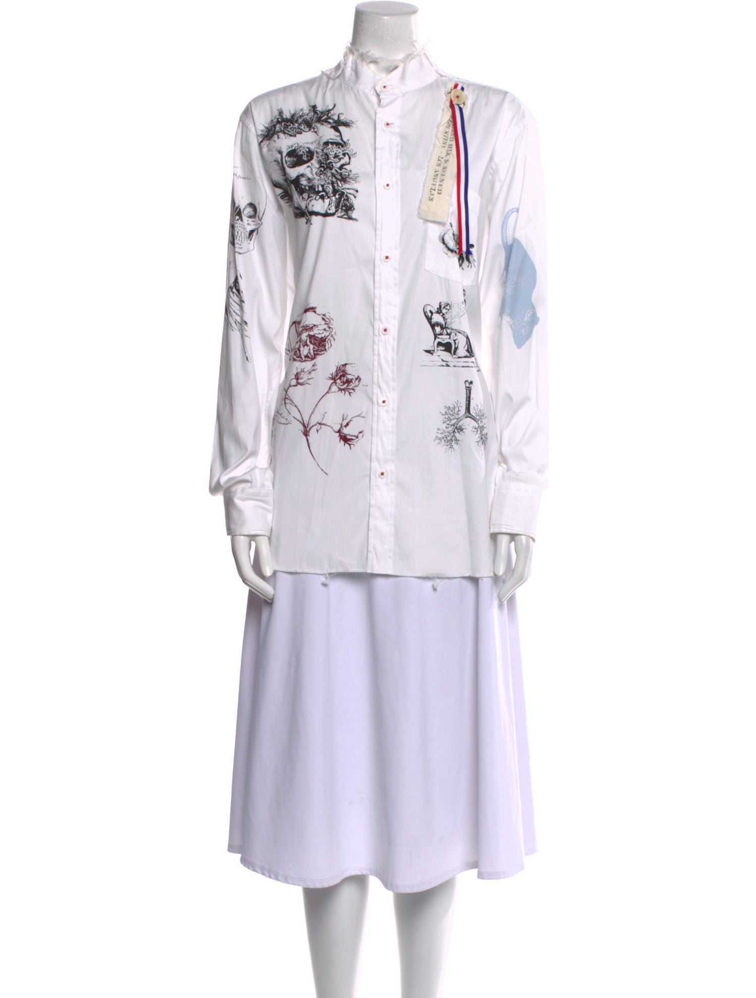 Libertine Printed Mock Neck Tunic