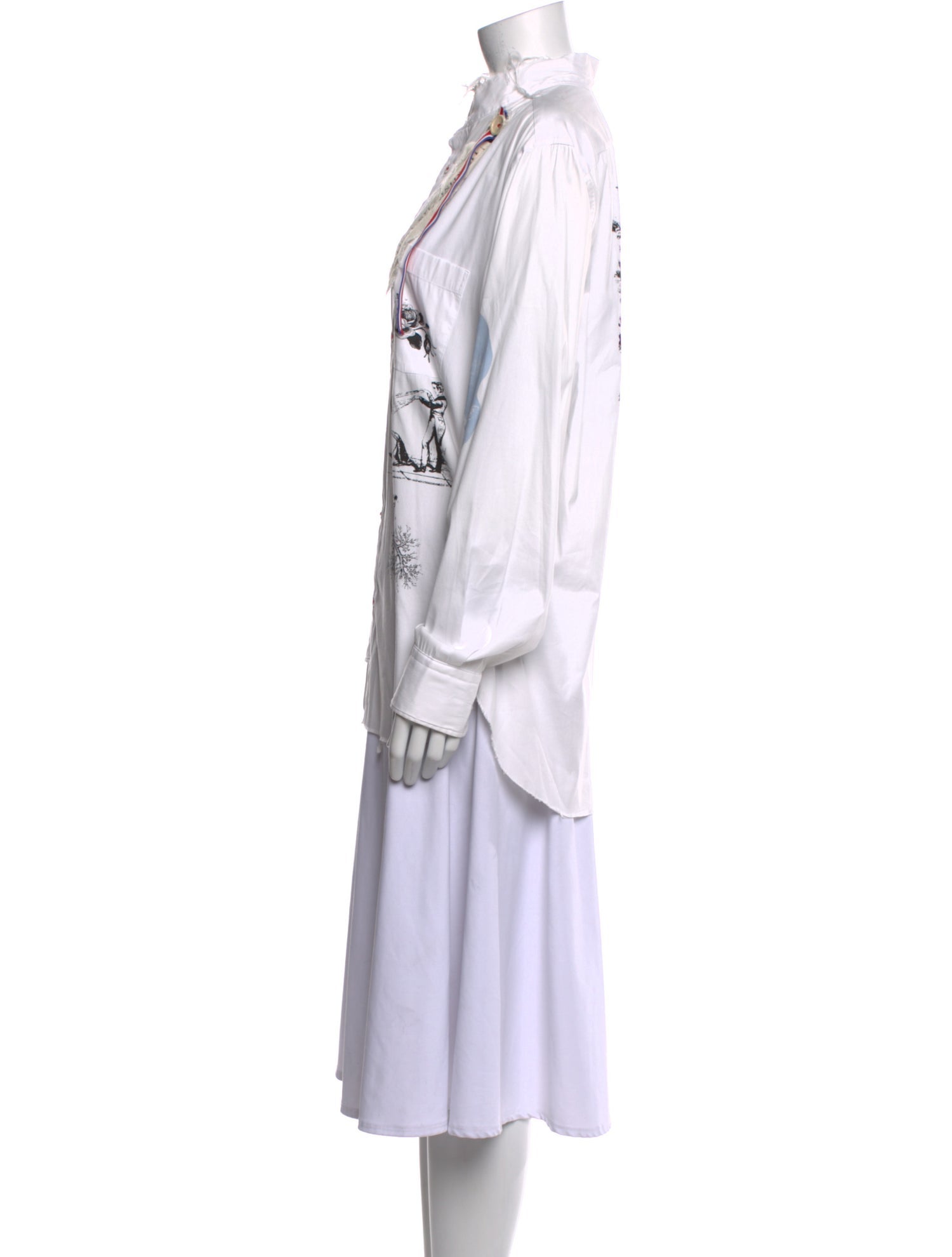 Libertine Printed Mock Neck Tunic