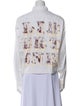 Libertine Graphic Print Long Sleeve Button-Up Top