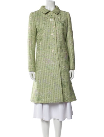 Libertine Tweed Pattern Trench Coat