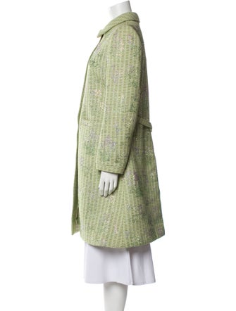 Libertine Tweed Pattern Trench Coat