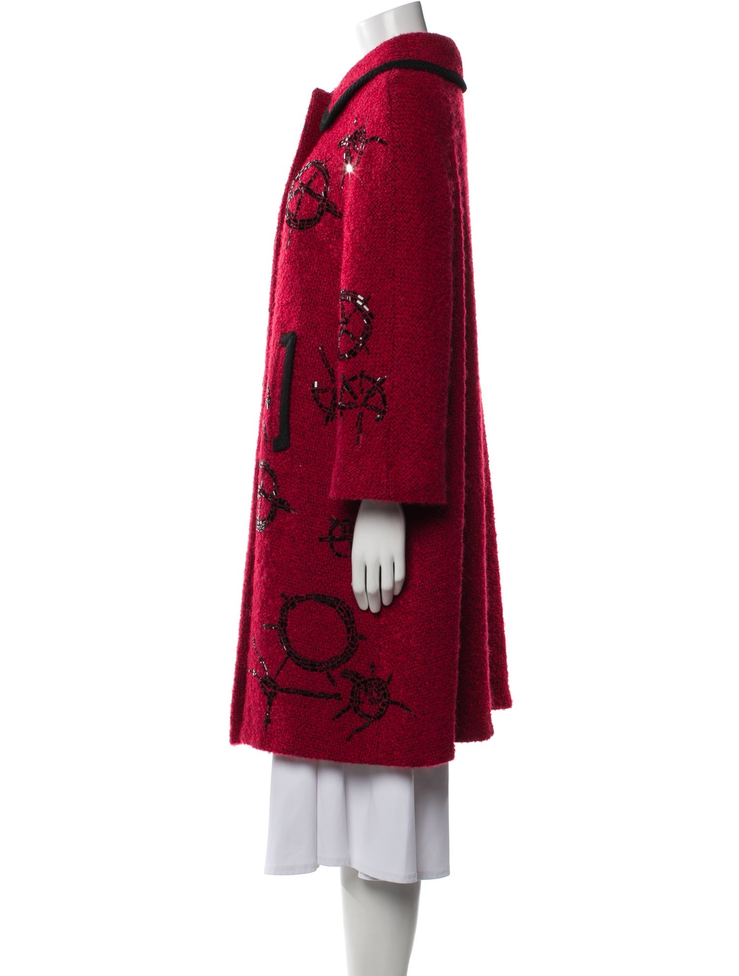 Libertine Vintage Late 2000's - Early 2010's Faux Fur Coat