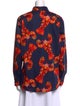 Libertine Floral Print Long Sleeve Button-Up Top
