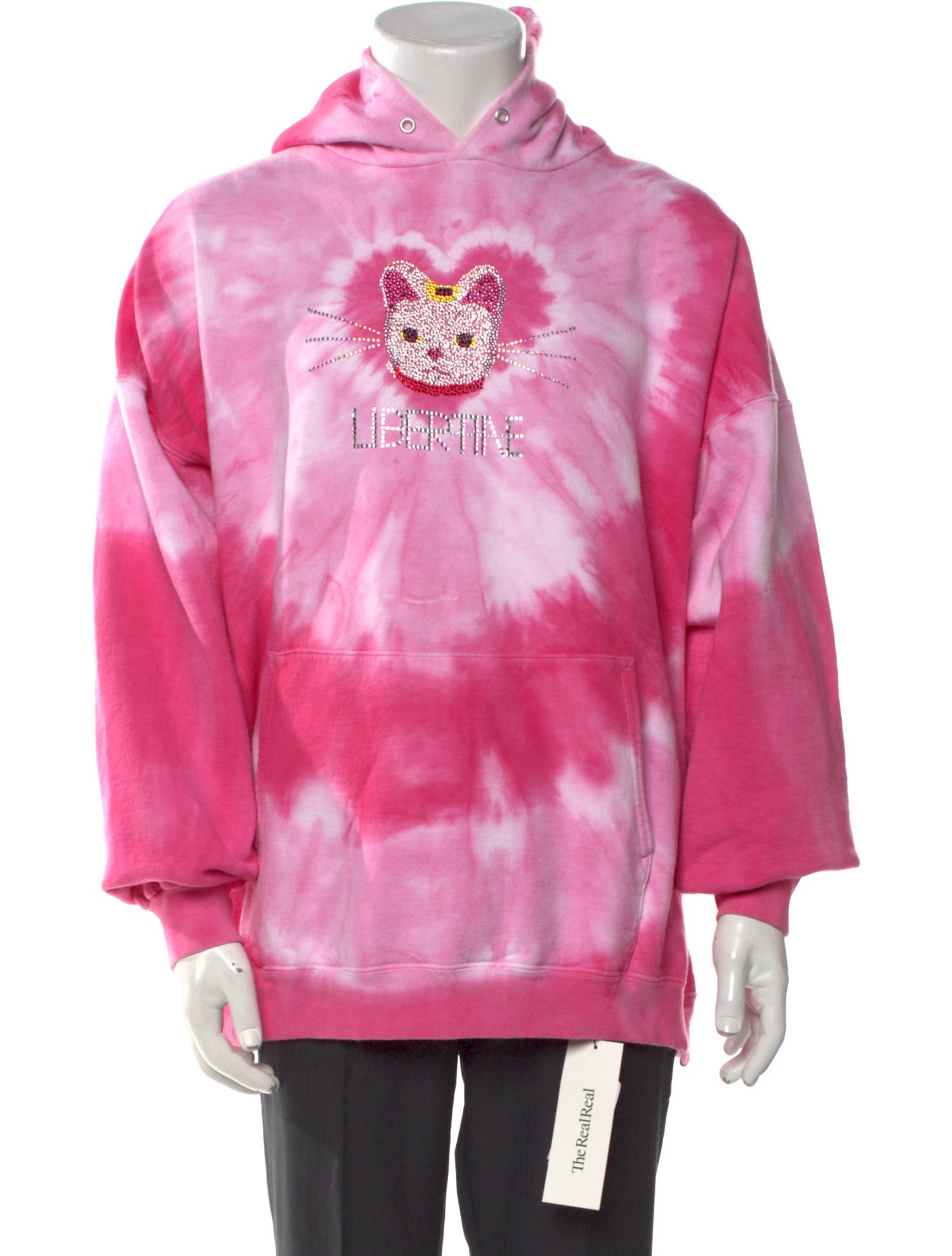 Libertine Tie-Dye Print Crew Neck Hoodie