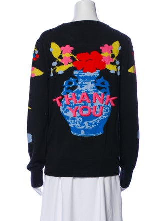 Libertine Cashmere Floral Print Sweatshirt