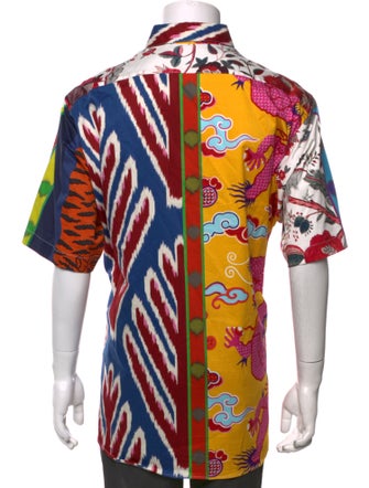 Libertine Floral Print Short Sleeve Shirt