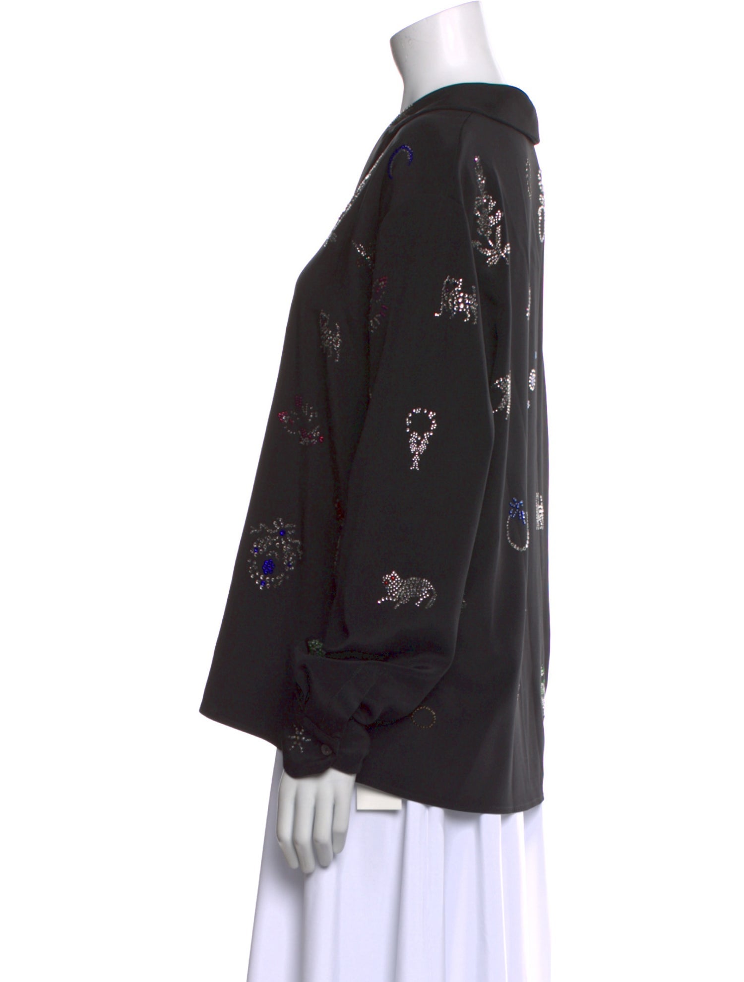 Libertine Silk Floral Print Blouse