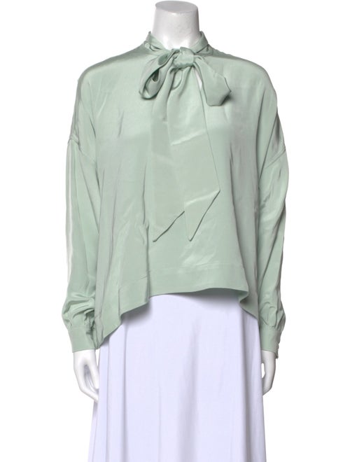 Libertine Silk Mock Neck Blouse