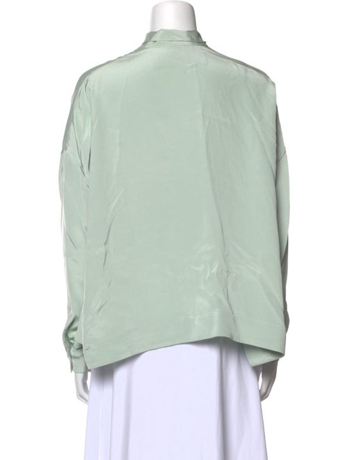 Libertine Silk Mock Neck Blouse