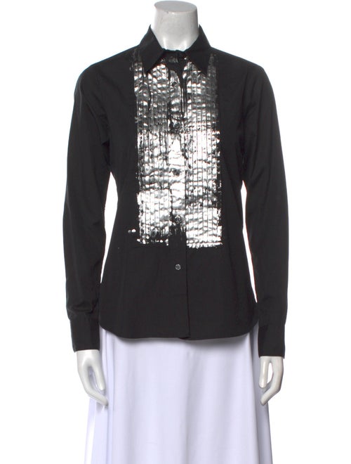 Libertine Long Sleeve Button-Up Top