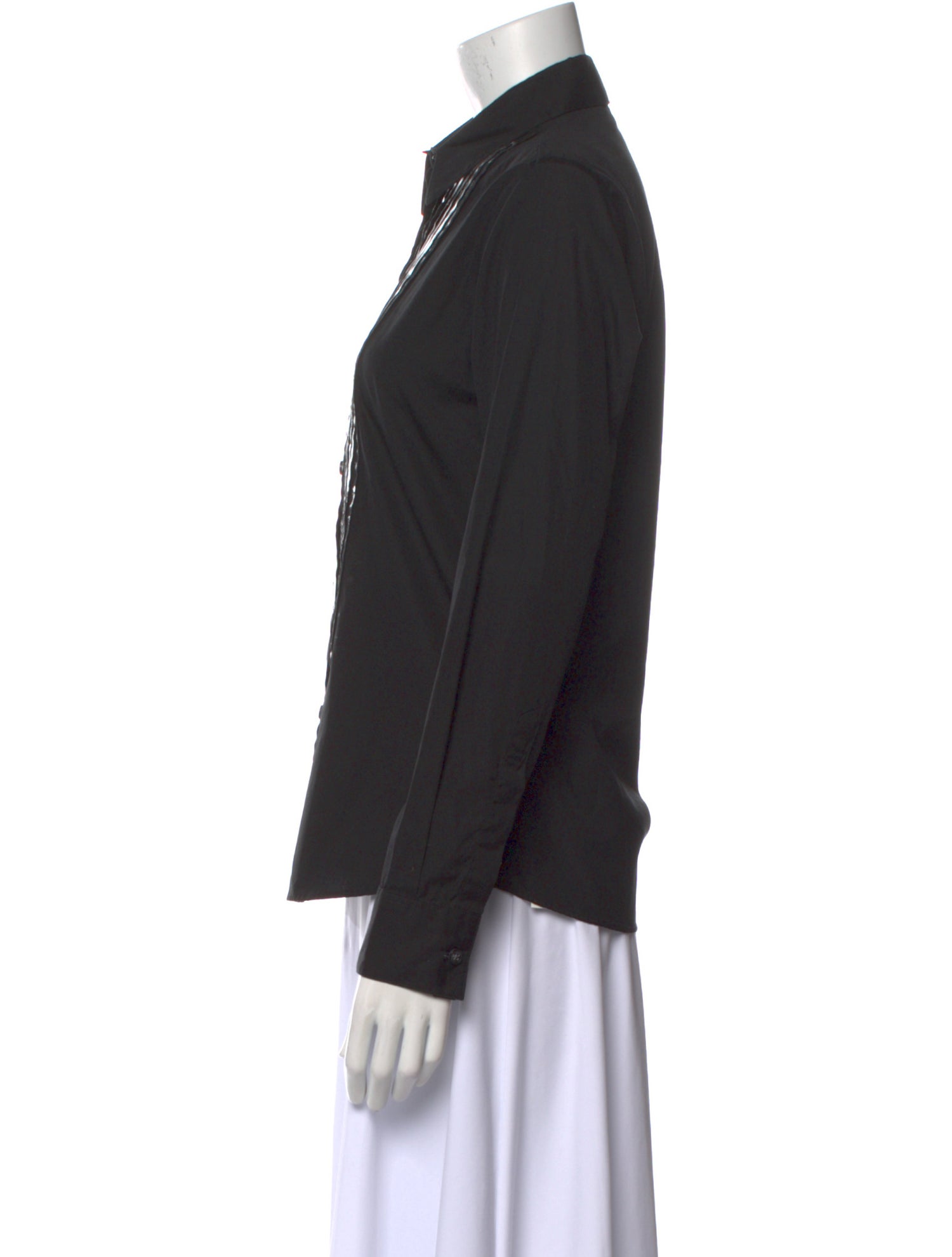 Libertine Long Sleeve Button-Up Top