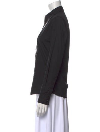 Libertine Long Sleeve Button-Up Top