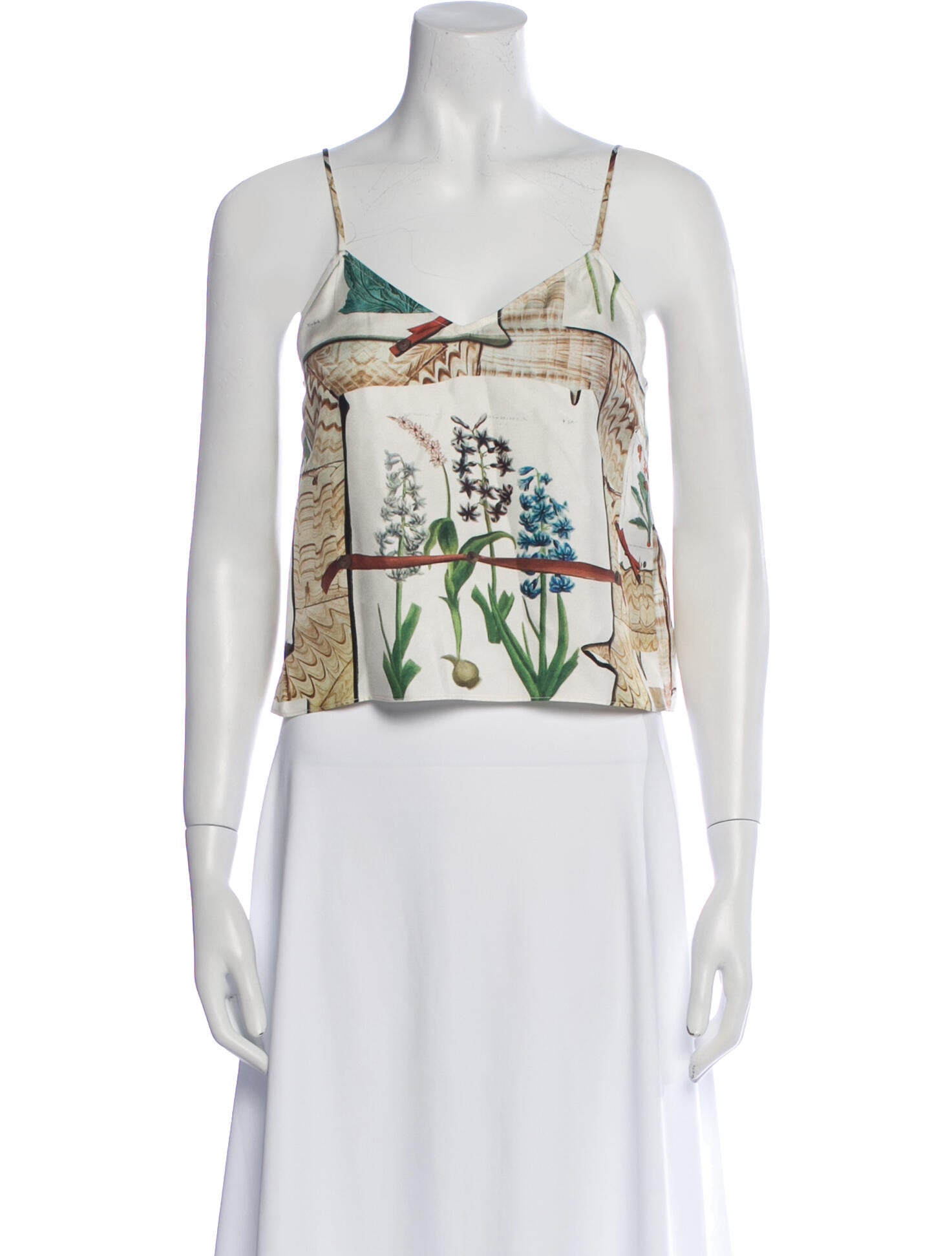 Libertine Silk Floral Print Crop Top w/ Tags