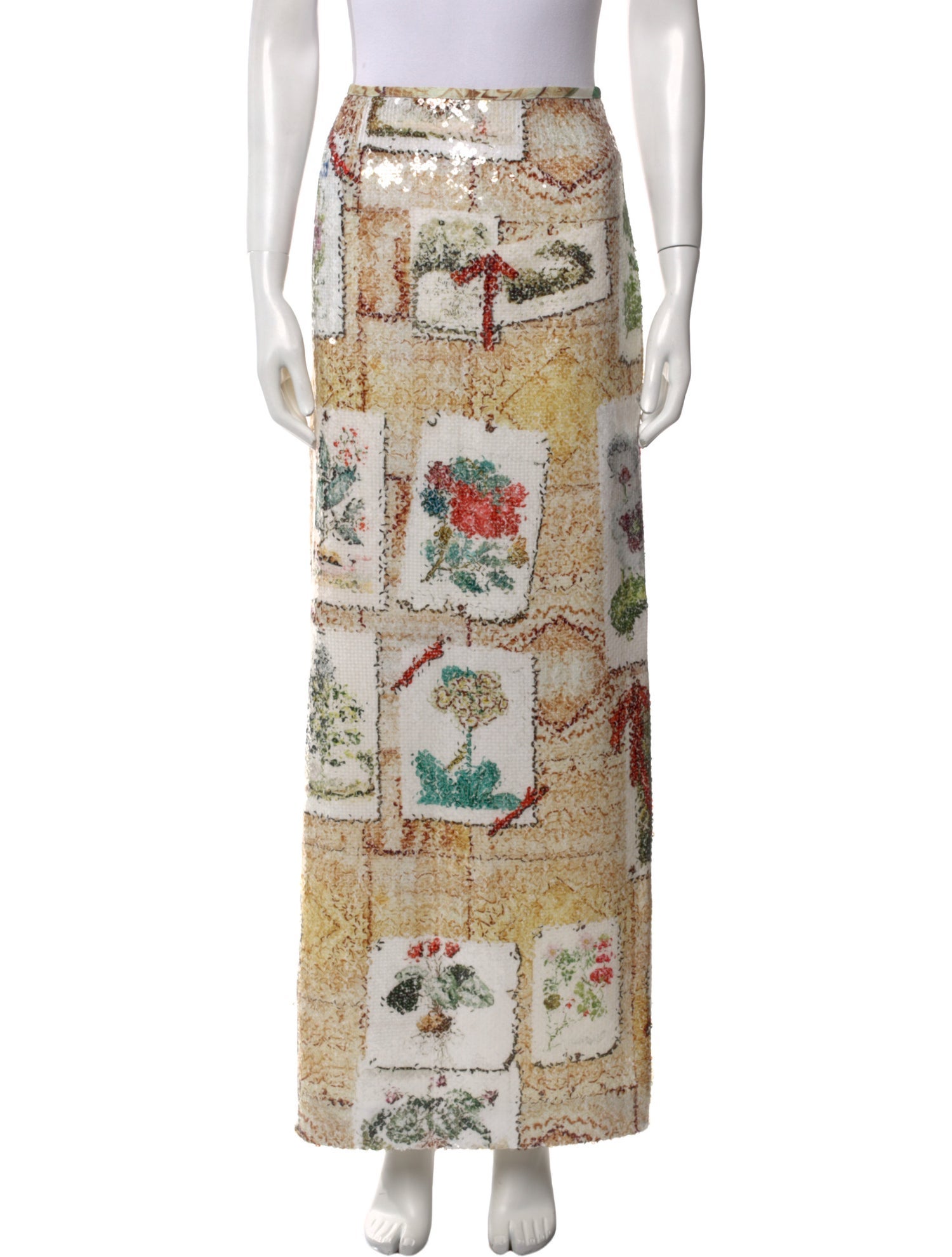 Libertine Tweed Pattern Long Skirt w/ Tags