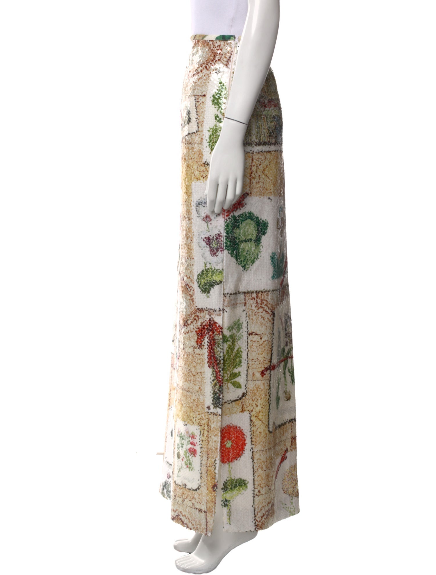 Libertine Tweed Pattern Long Skirt w/ Tags