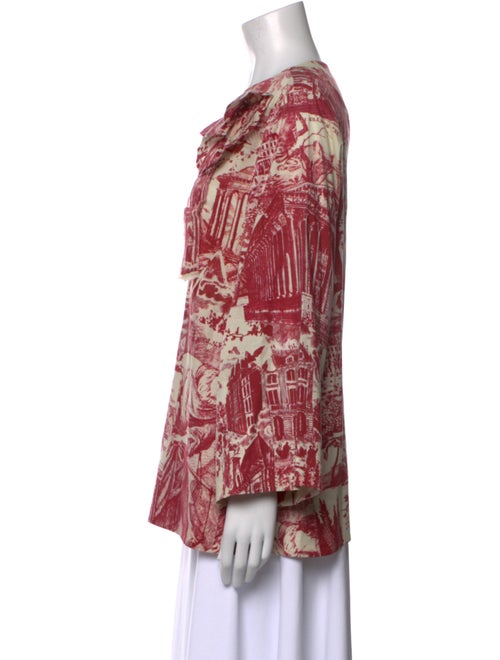 Libertine Printed Scoop Neck Blouse