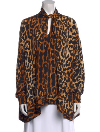 Libertine Silk Animal Print Blouse