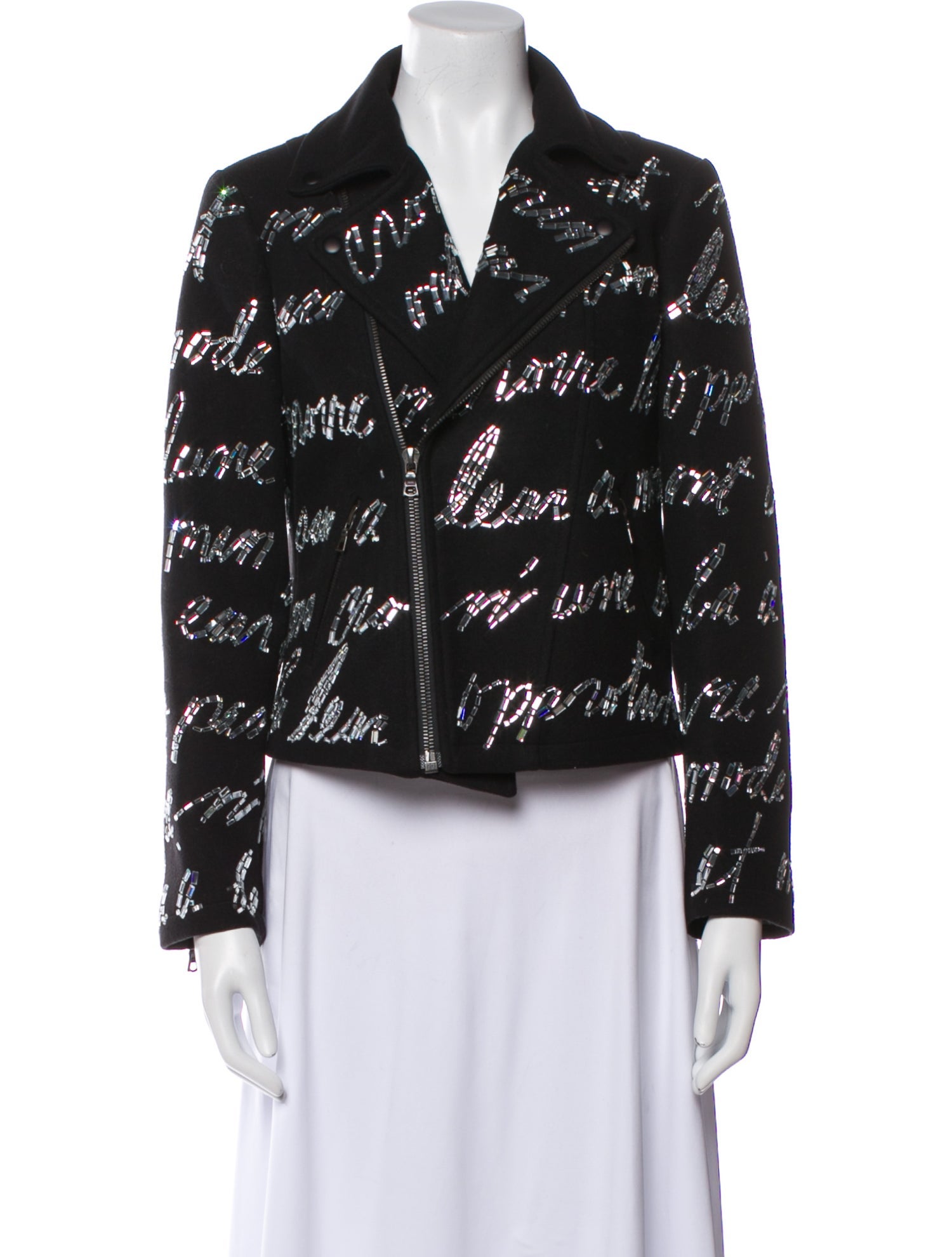 Libertine Wool Printed Blazer
