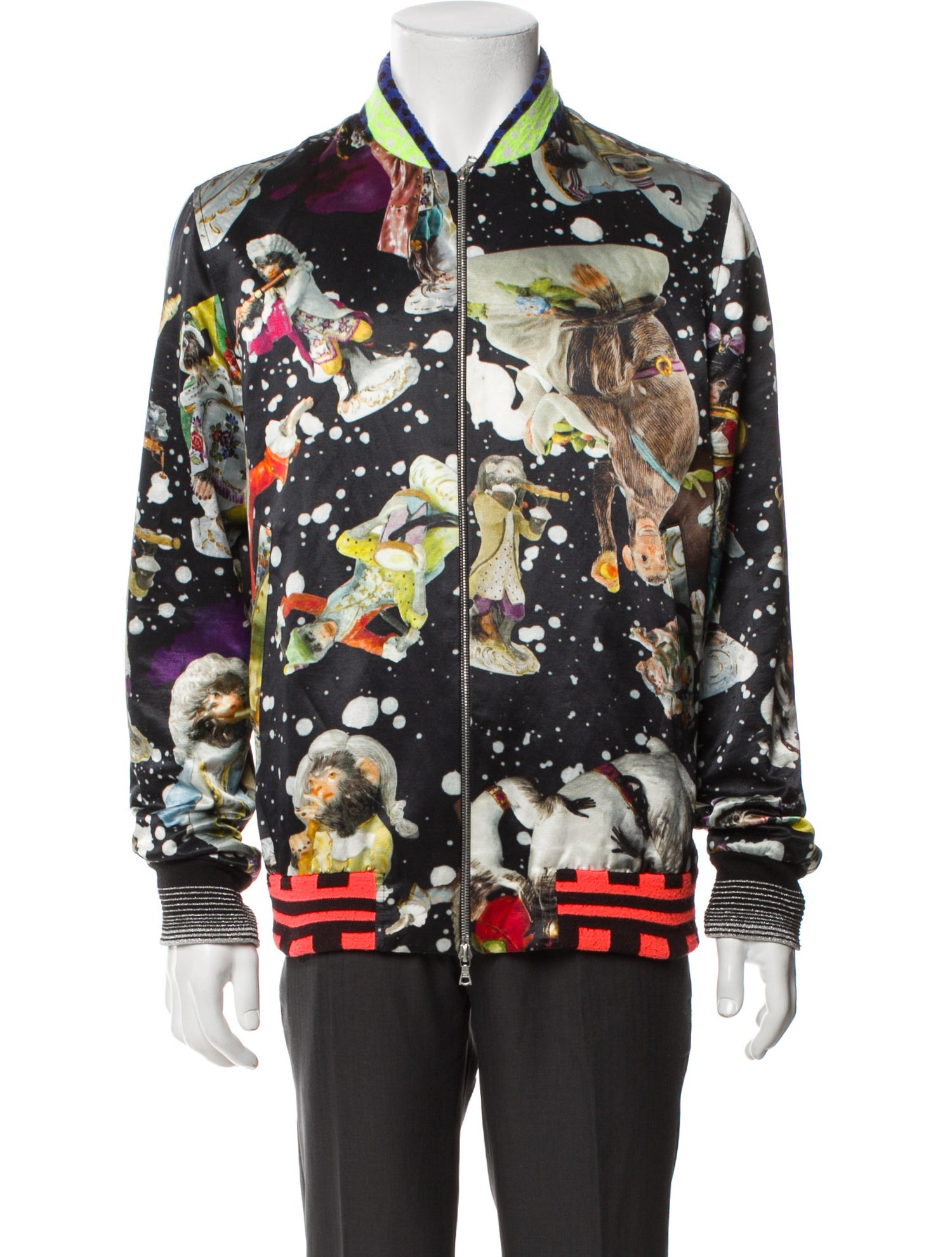 Libertine Graphic Print Bomber Jacket
