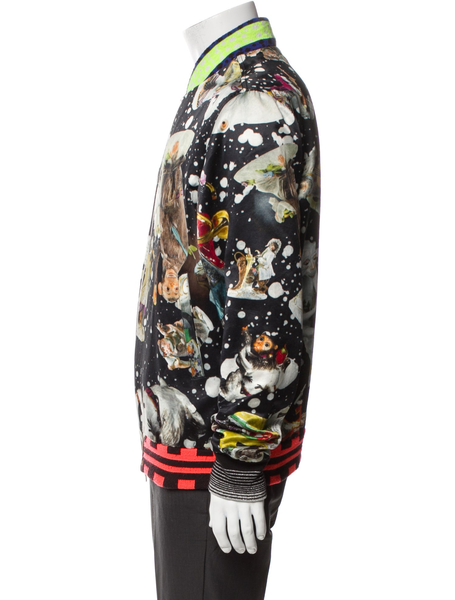 Libertine Graphic Print Bomber Jacket