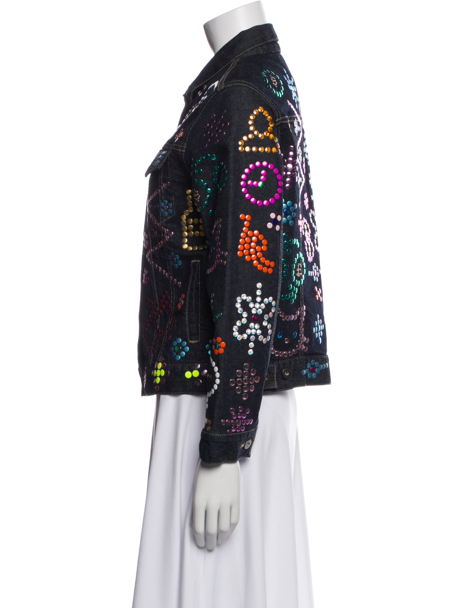 Libertine Floral Print Denim Jacket