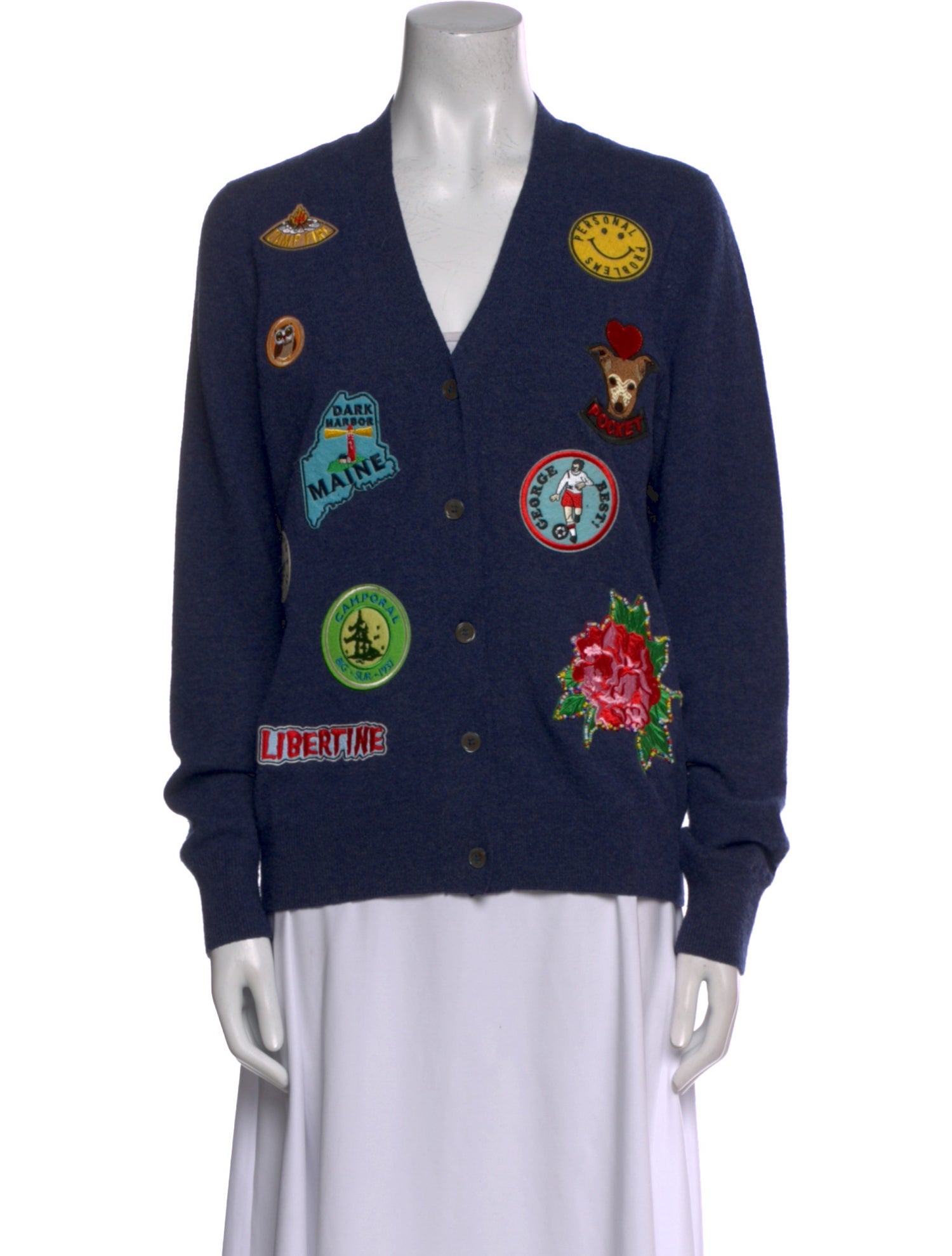 Libertine Cashmere Printed Sweater