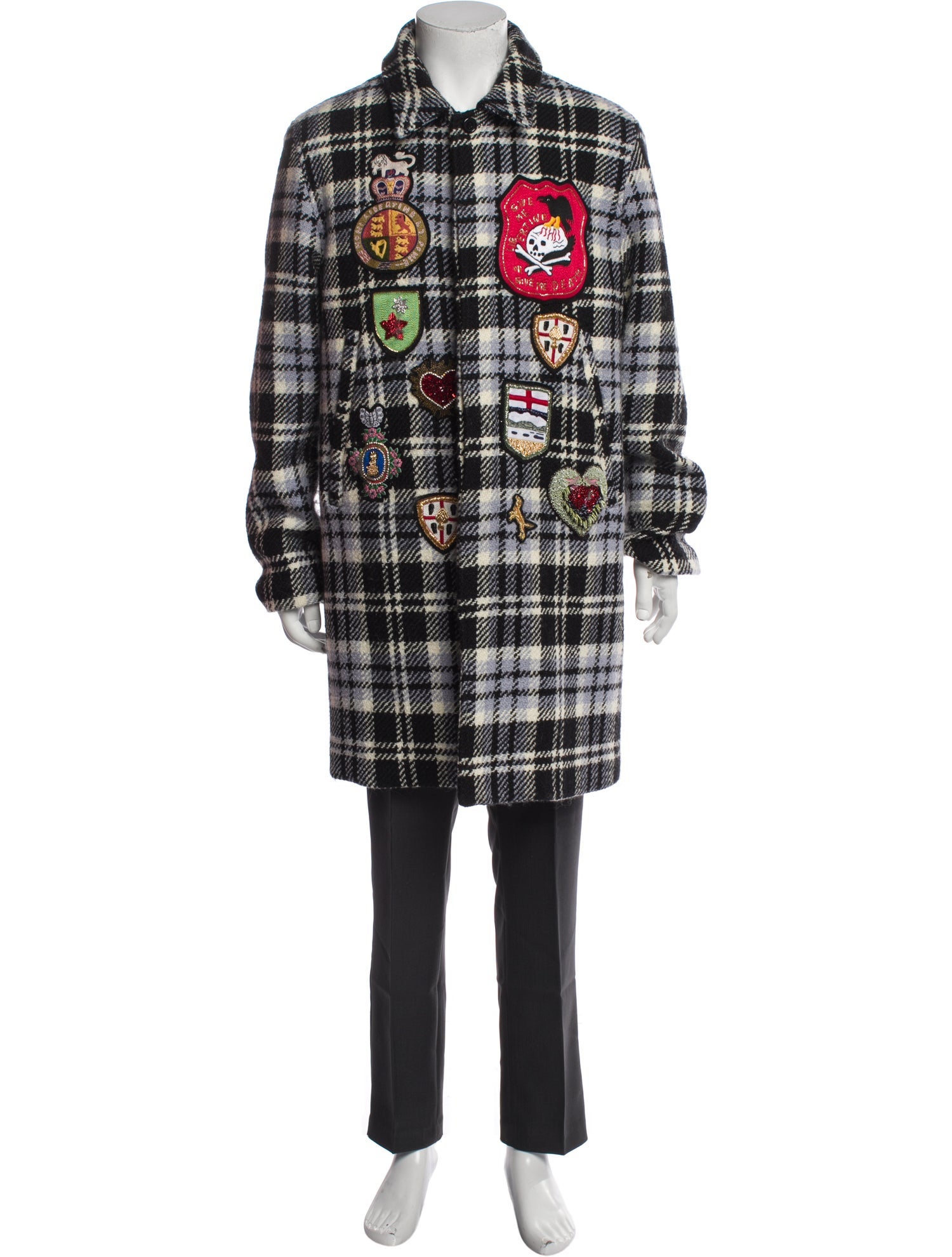 Libertine 2020 Plaid Print Overcoat