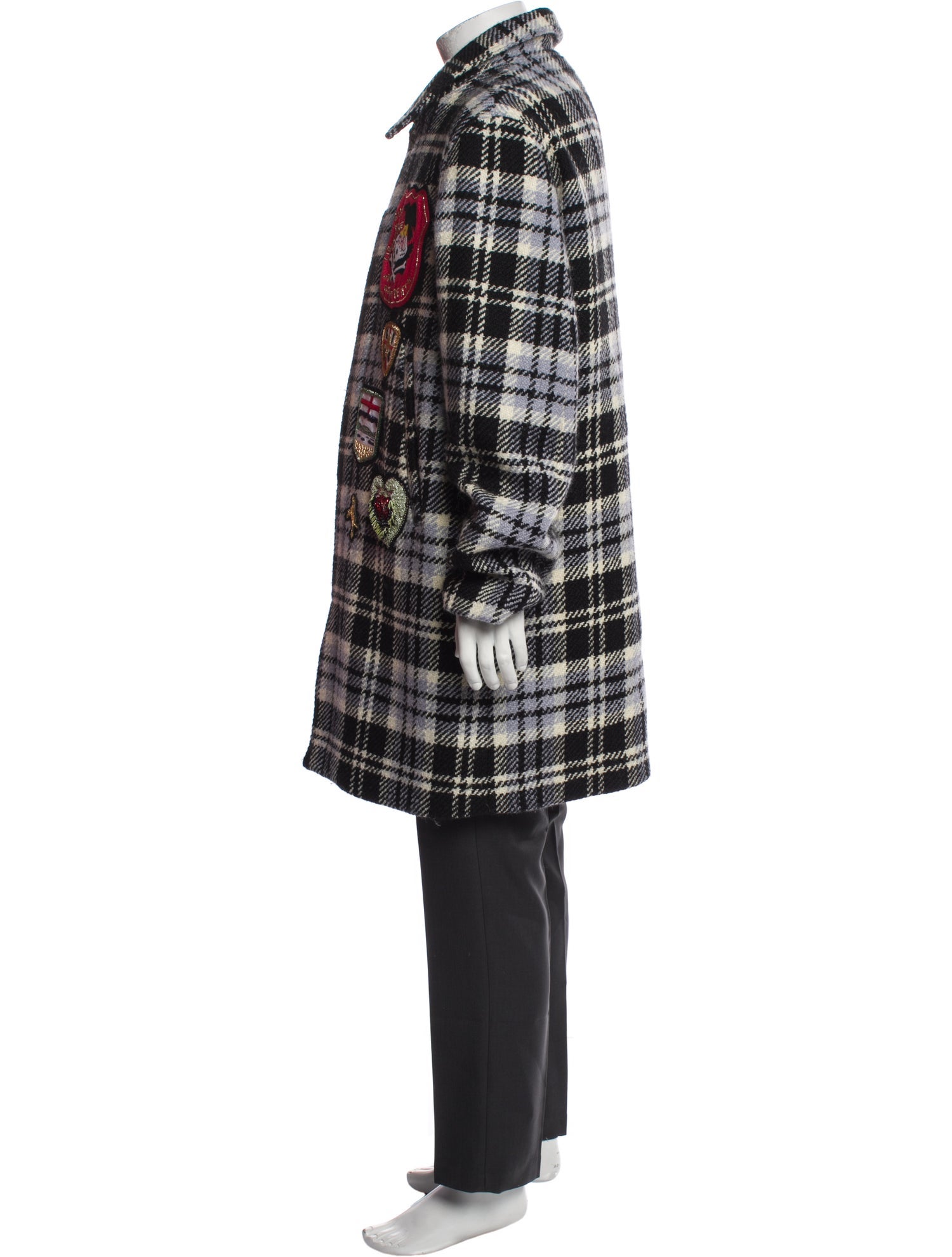 Libertine 2020 Plaid Print Overcoat