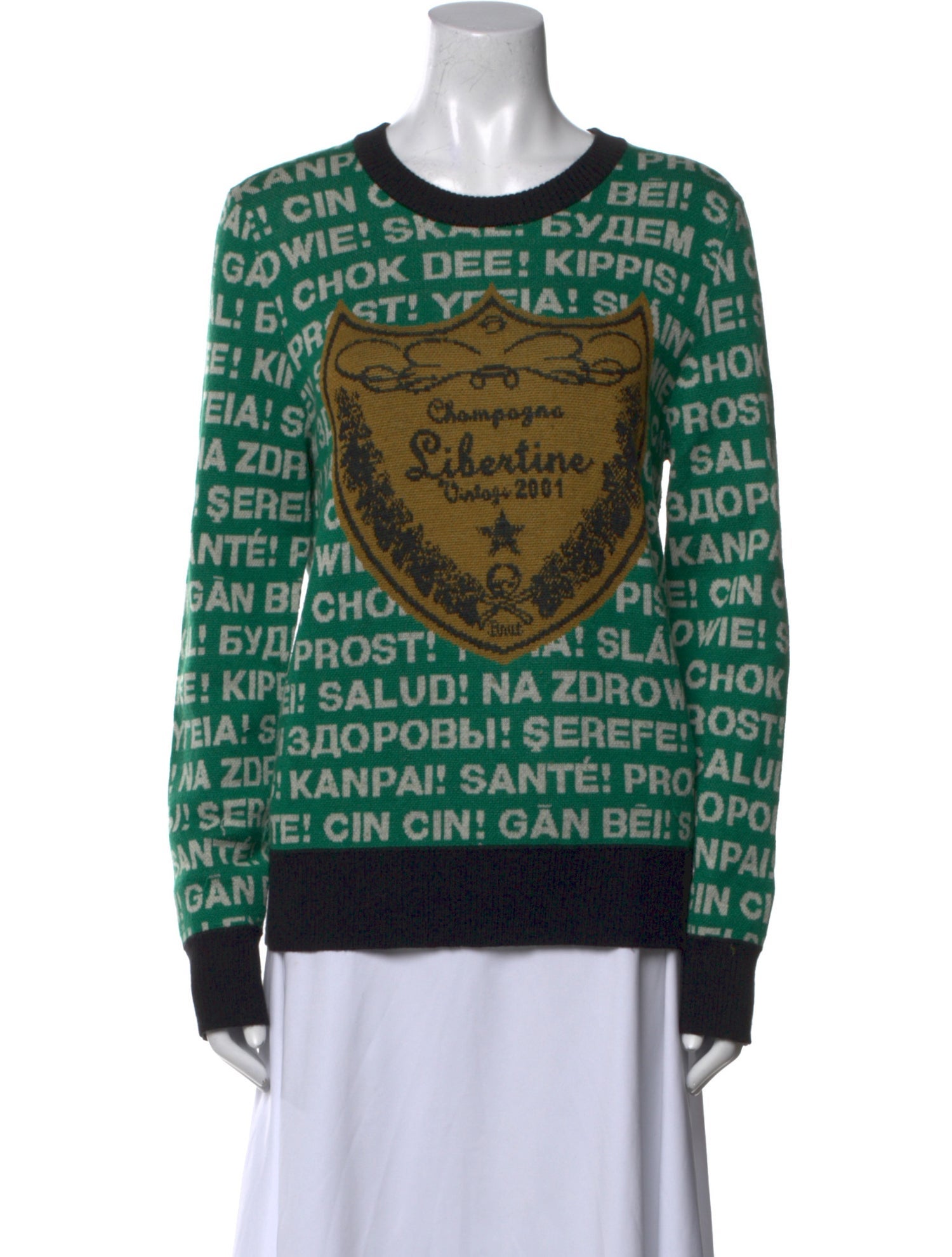 Libertine Cashmere Printed Sweater