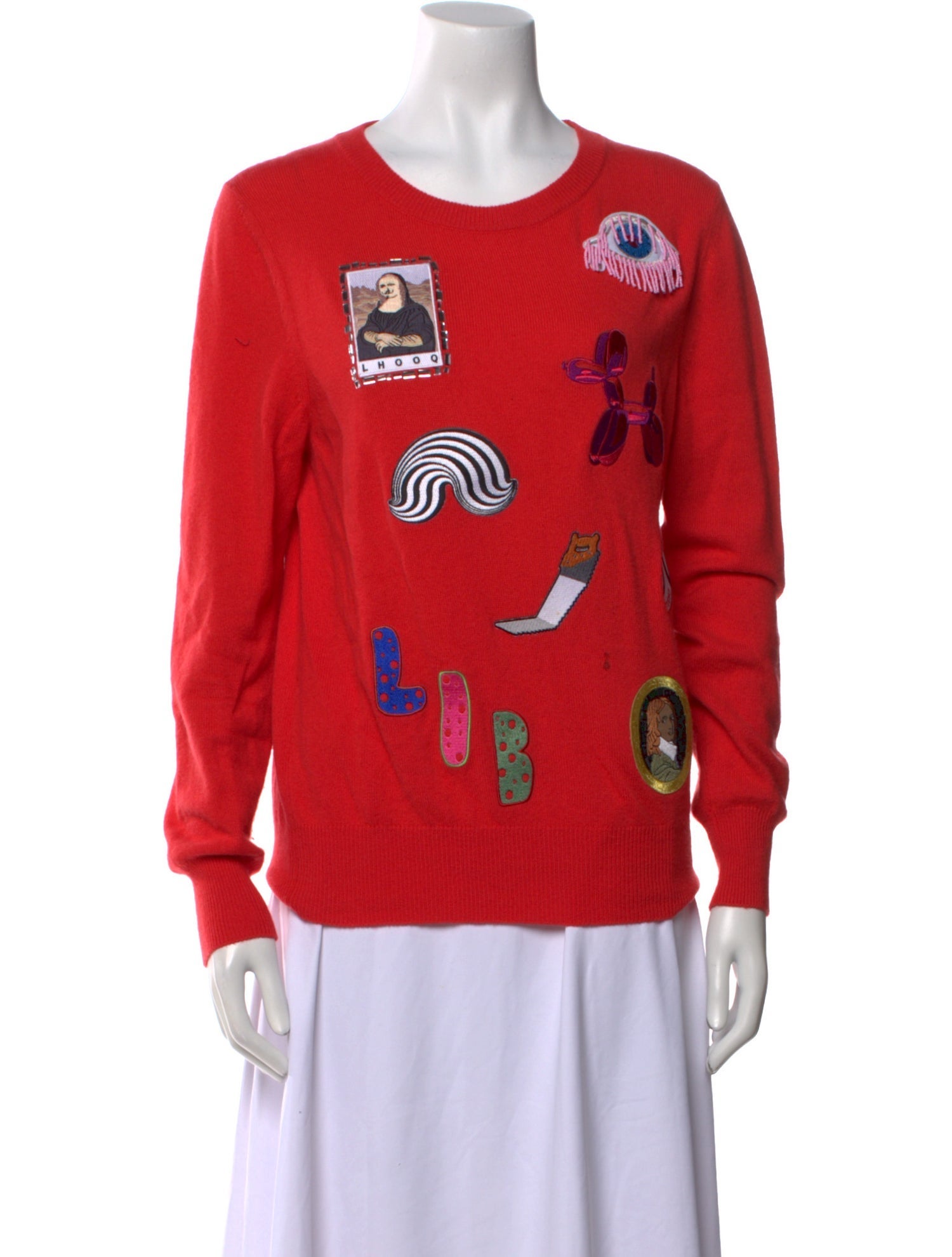 Libertine Cashmere Printed Sweater