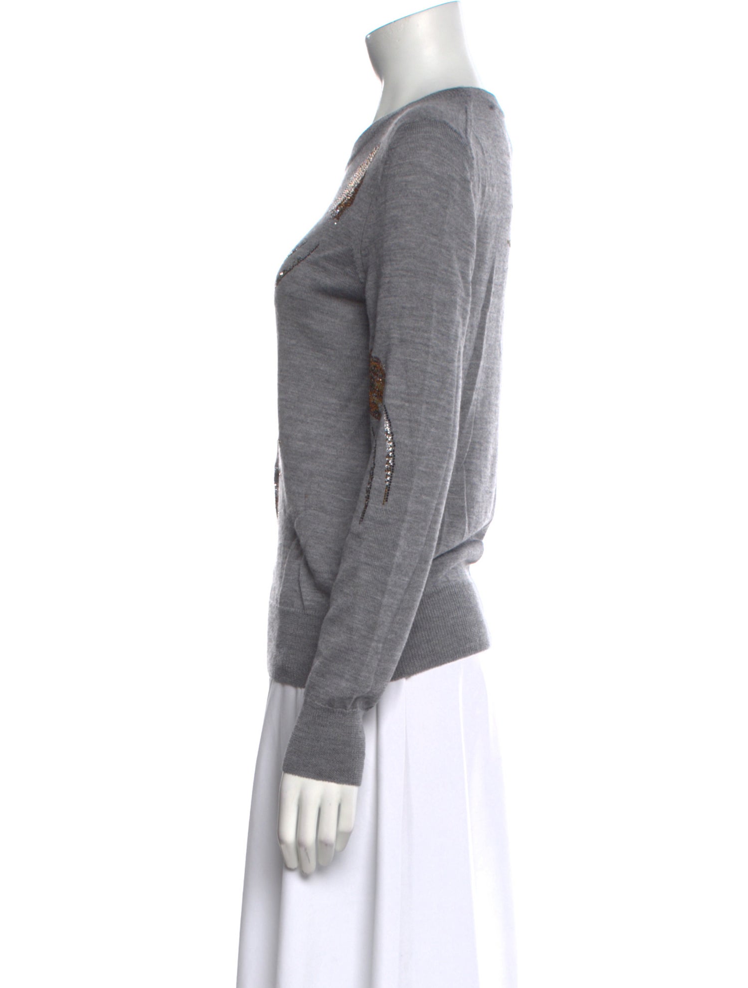 Libertine Cashmere Graphic Print Sweater