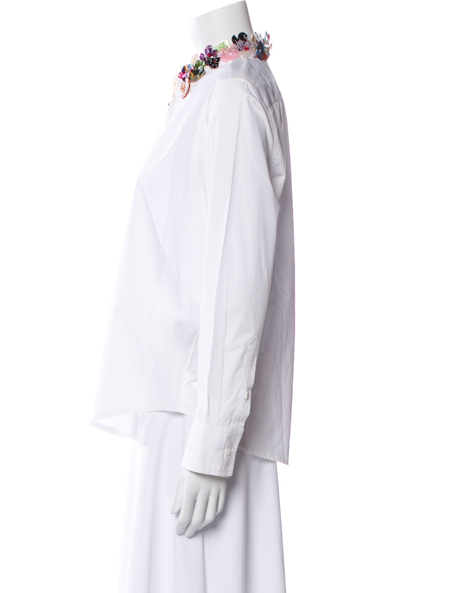 Libertine Long Sleeve Button-Up Top