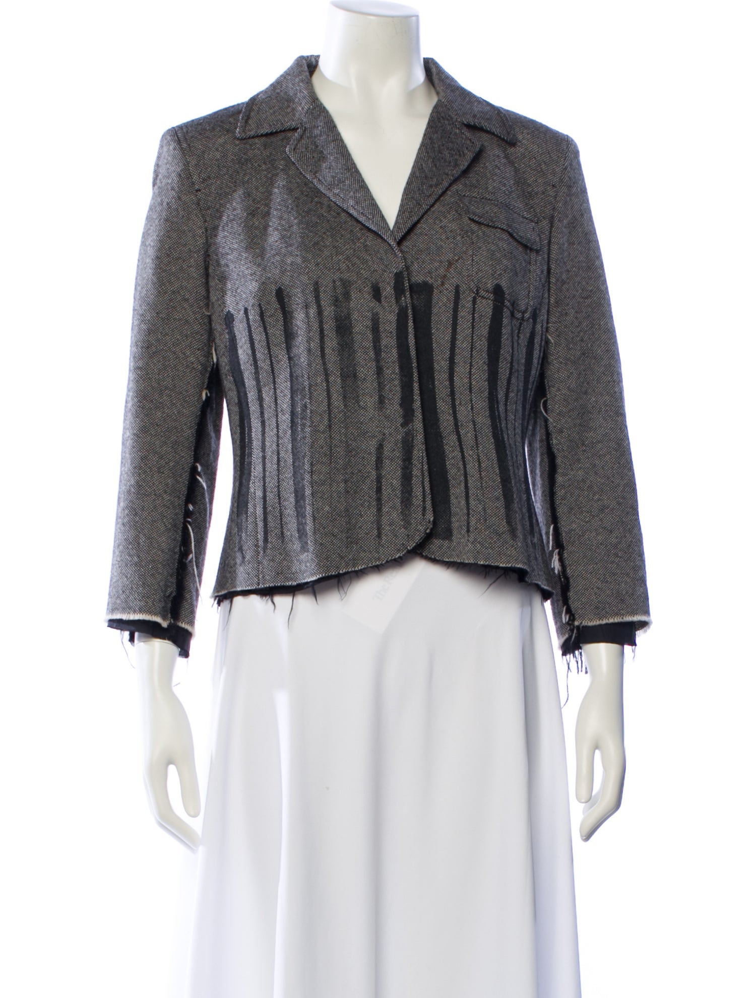 Libertine Wool Striped Blazer