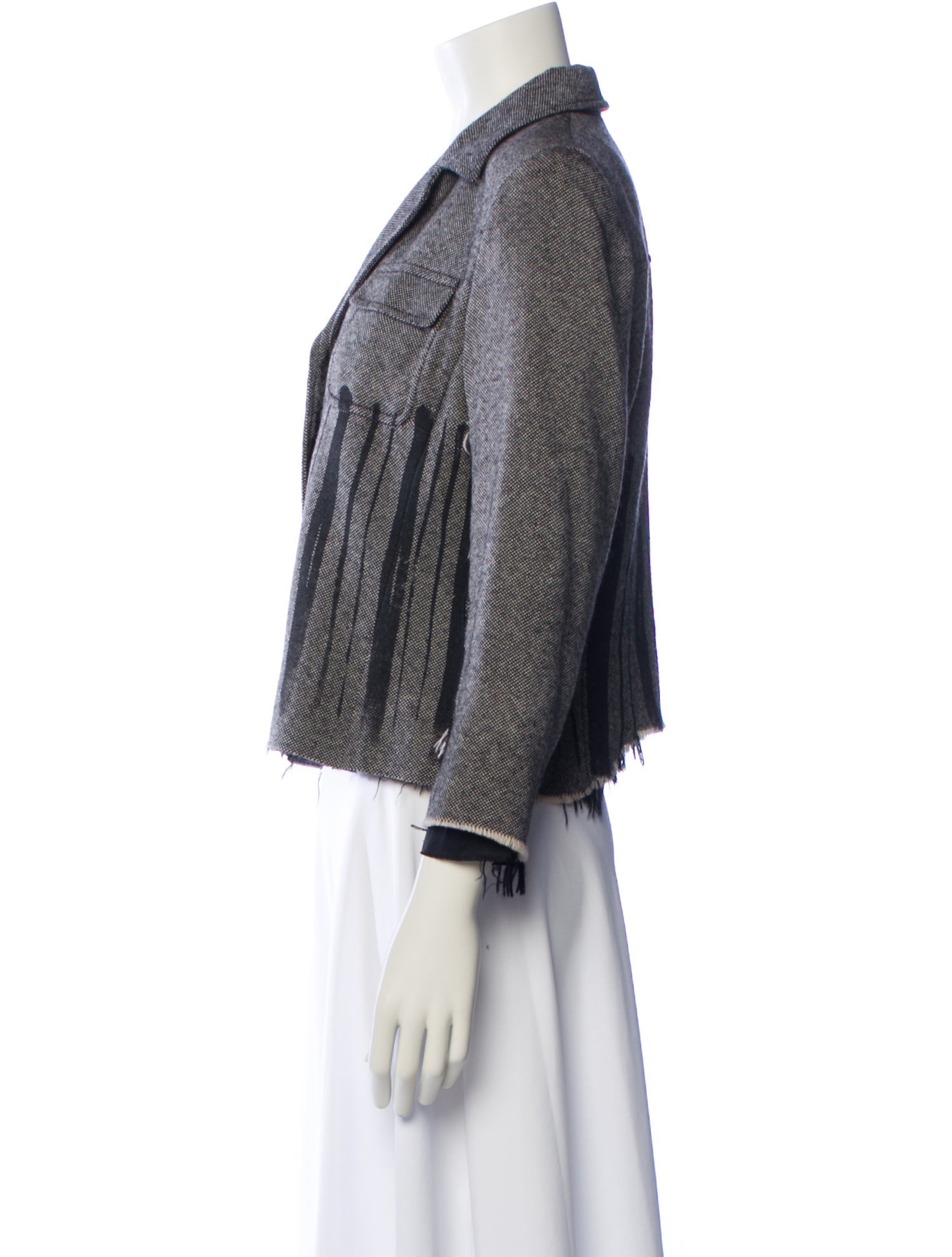 Libertine Wool Striped Blazer