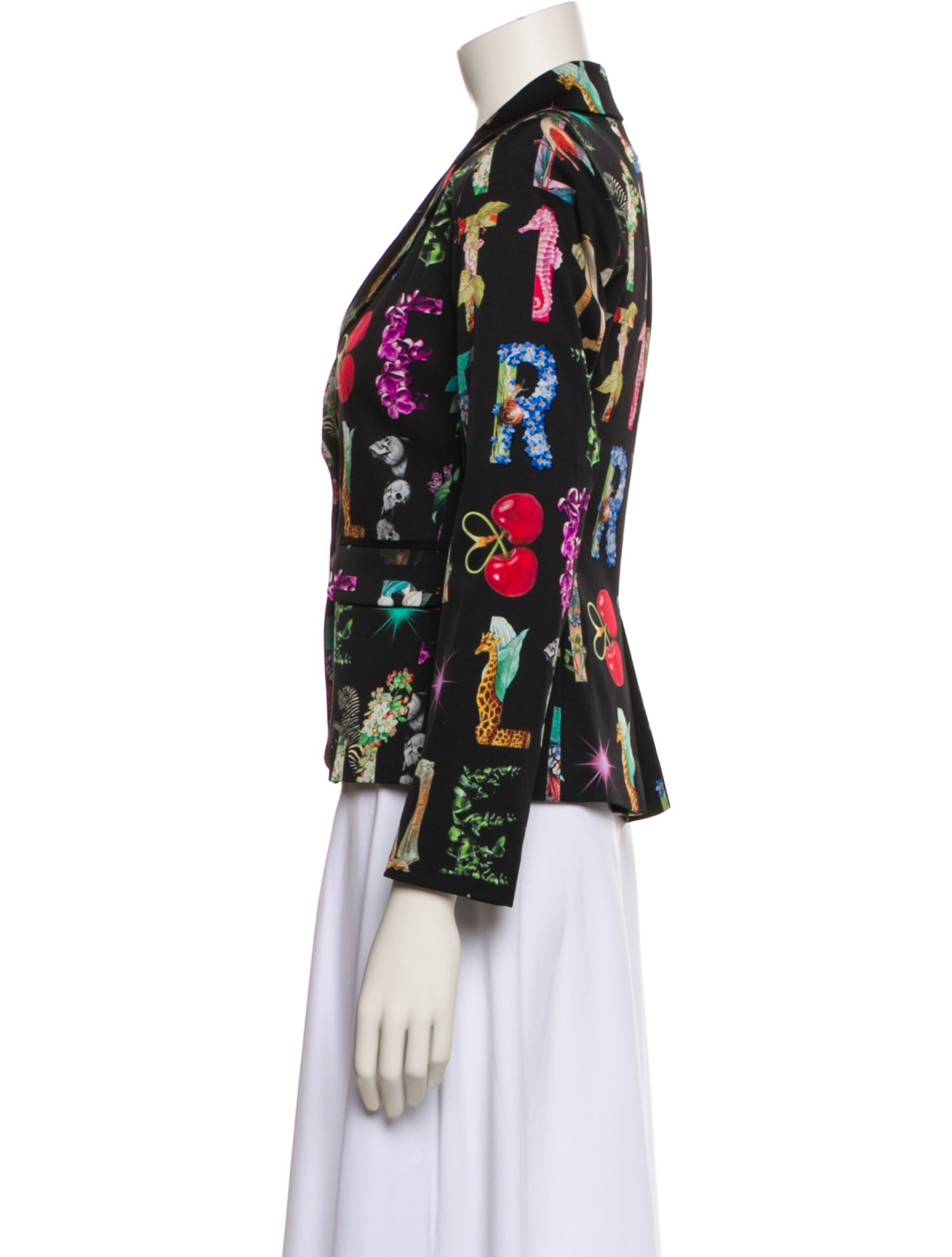 Libertine Silk Floral Print Blazer