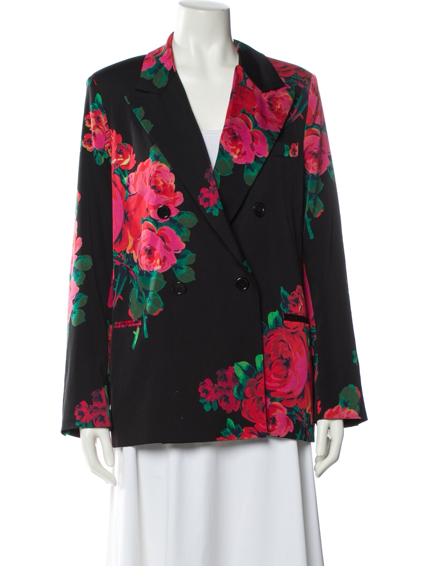 Libertine Silk Floral Print Blazer