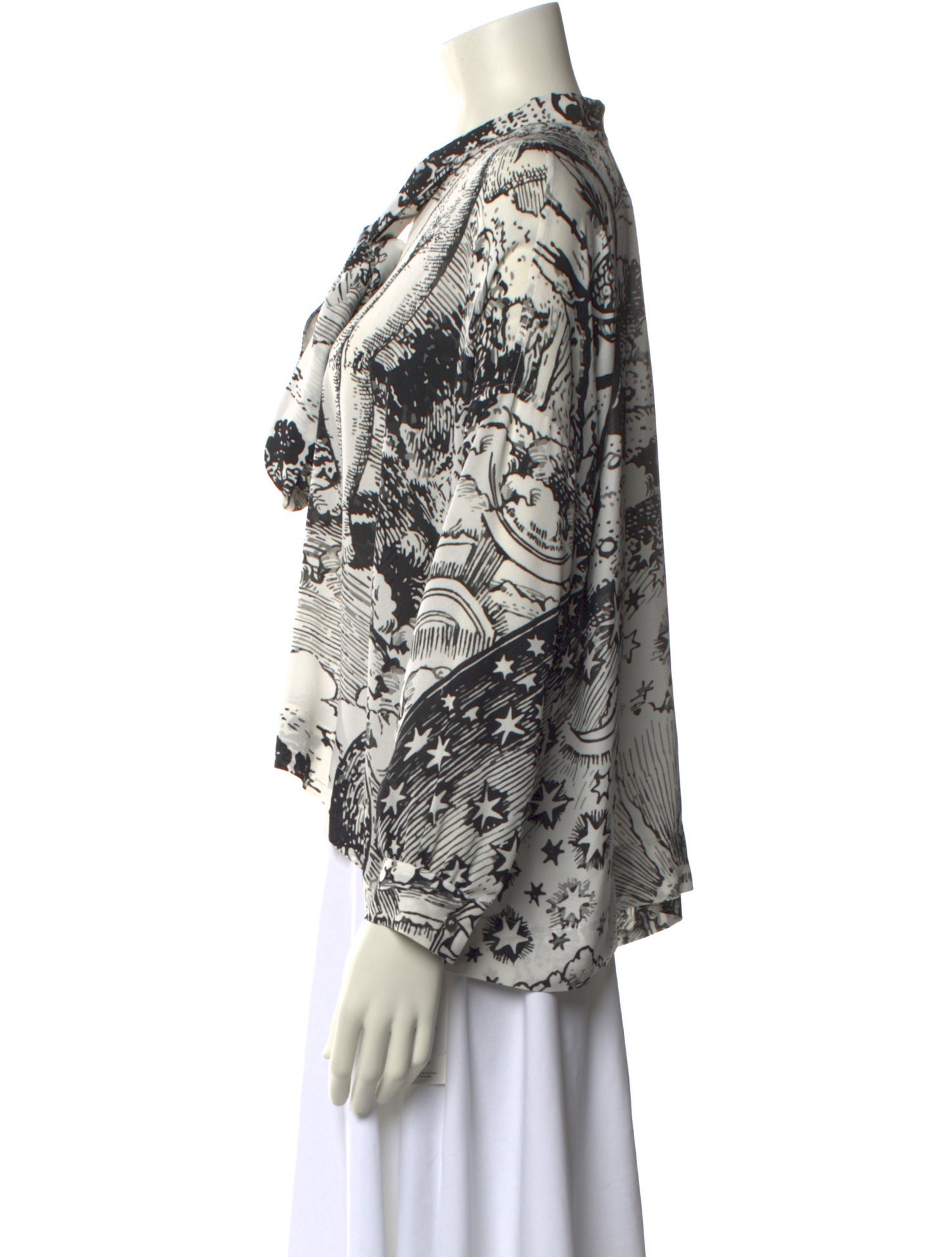 Libertine Silk Printed Blouse